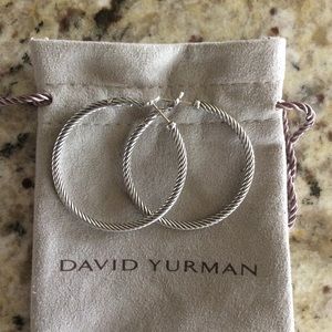 David Yurman classic cable hoop earrings